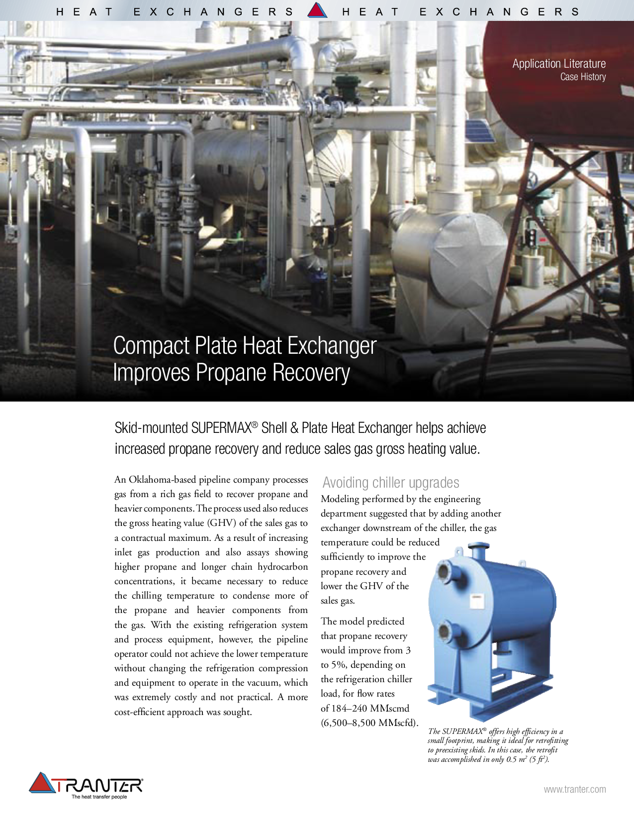 Compact Plate Heat Exchanger Improves Propane Recovery