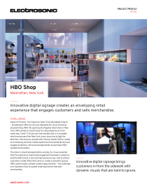 HBO Shop  Electrosonic