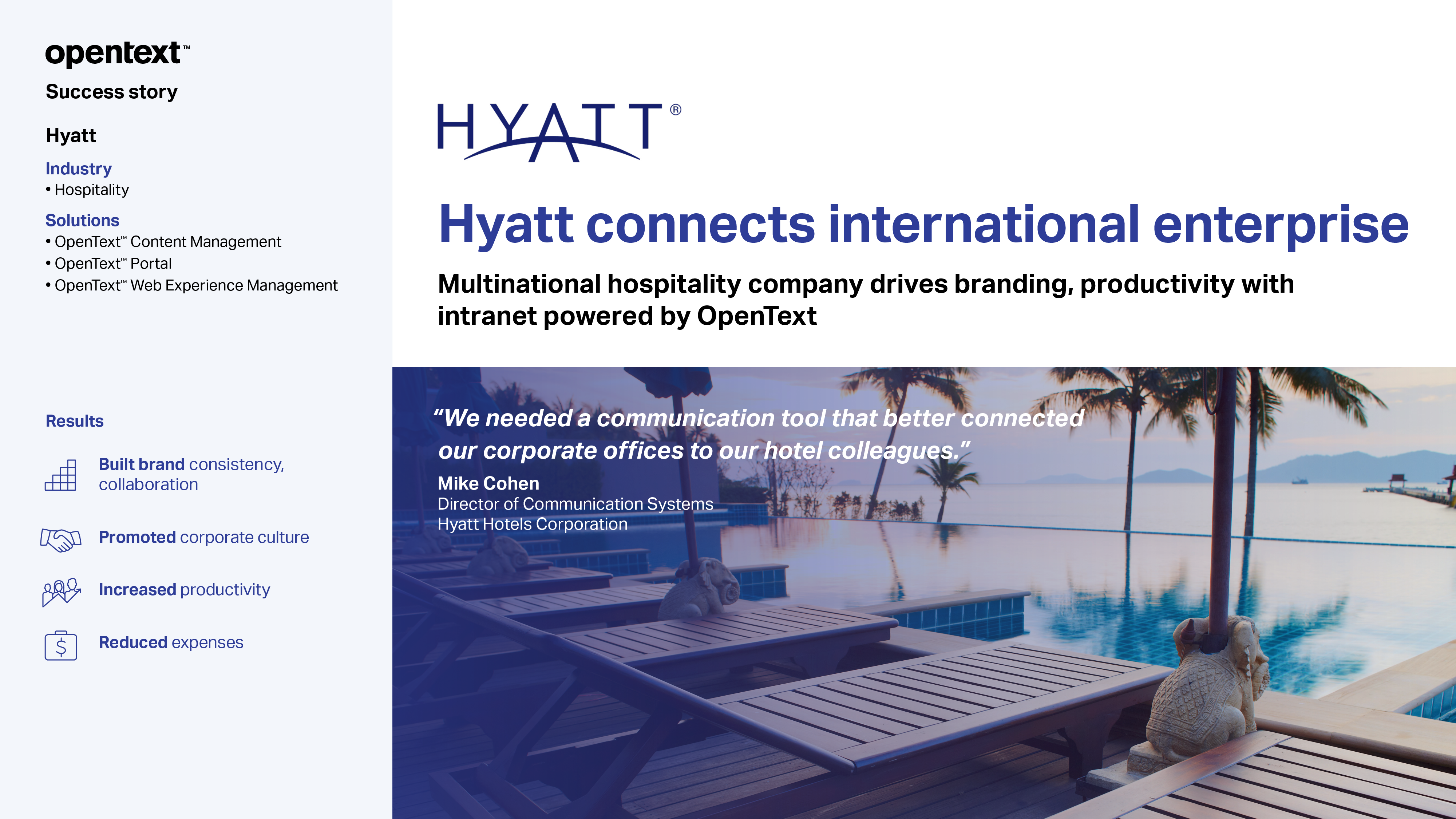 Hyatt Connects International Enterprise