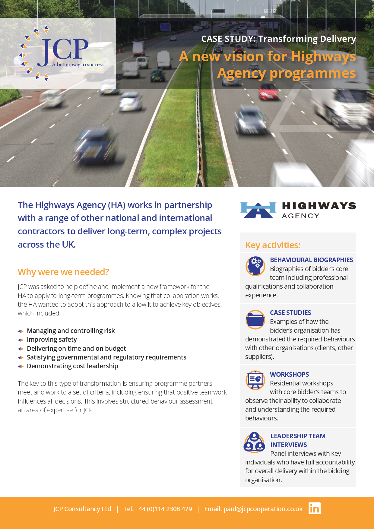 highways agency travel news