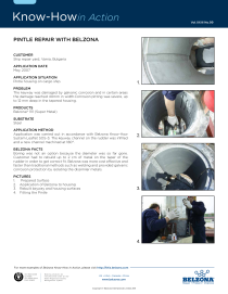 Pintle Housing Repair With Belzona