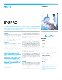 XRP Revs up with SYSPRO Software