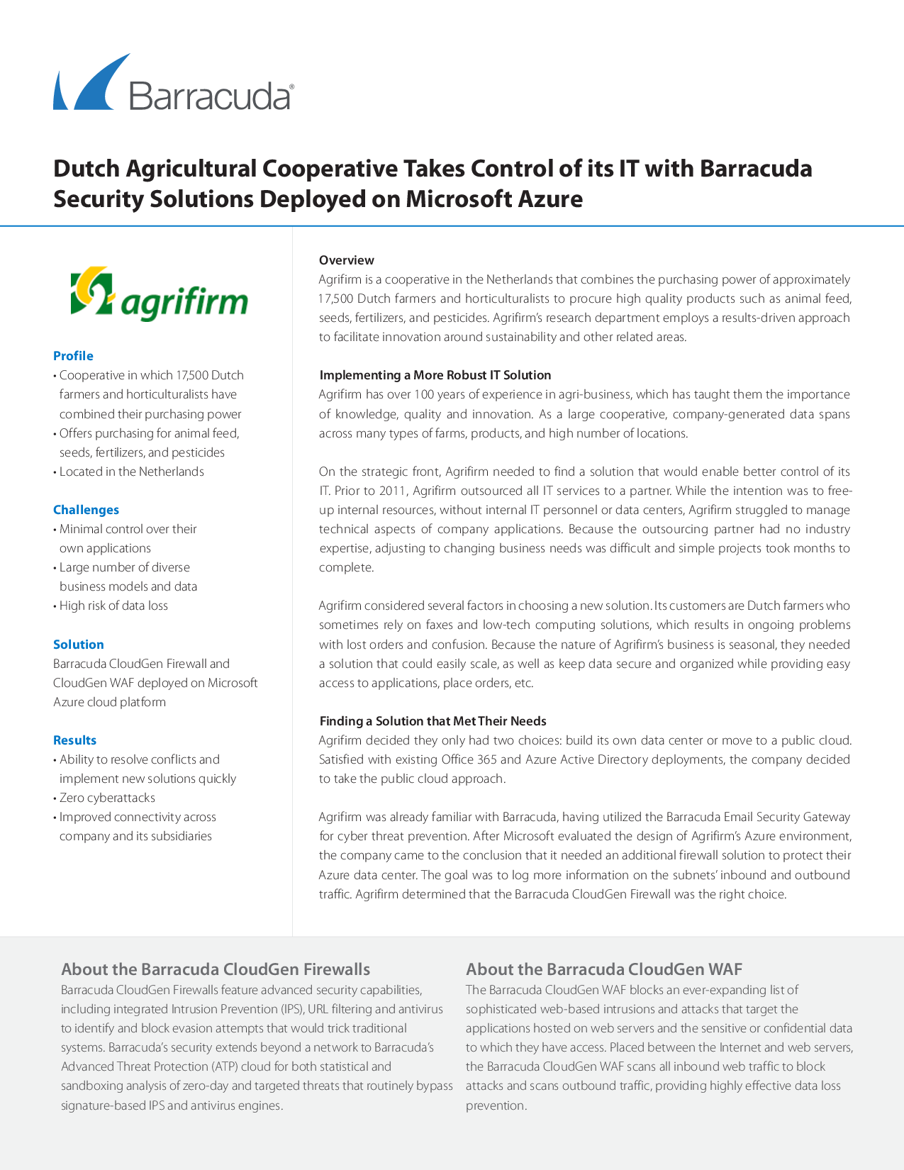 Dutch Agricultural Cooperative Takes Control of its IT with