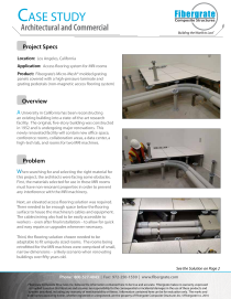 Fibergrate’s Corvex® molded grating was used as an alternati