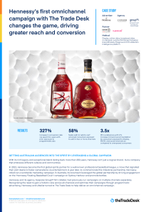 Hennessy’s first omnichannel campaign with The Trade Desk ch