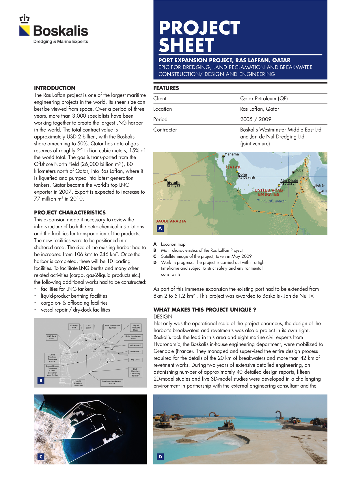 Port Expansion Project, Ras Laffan, Qatar - EPIC For Dredgin