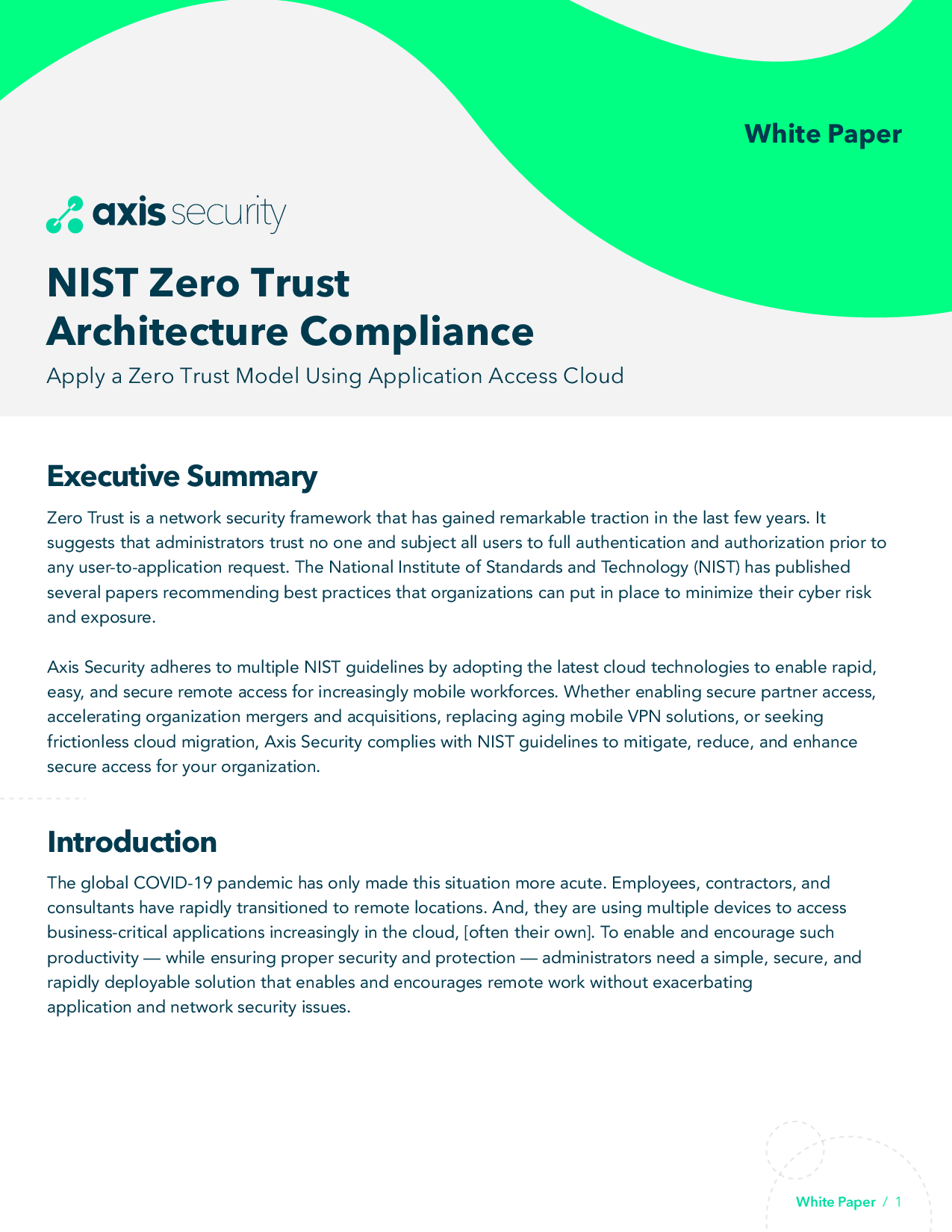 case study of nist architecture