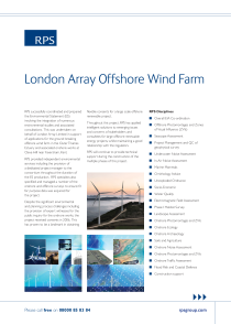 london array wind farm case study