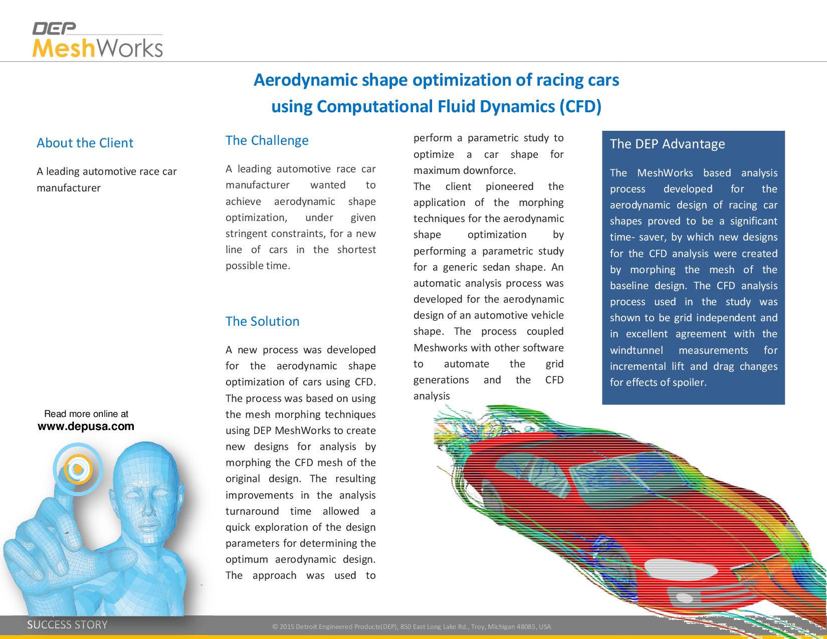 Aerodynamic Shape Optimization Of Racing Cars Using Computat