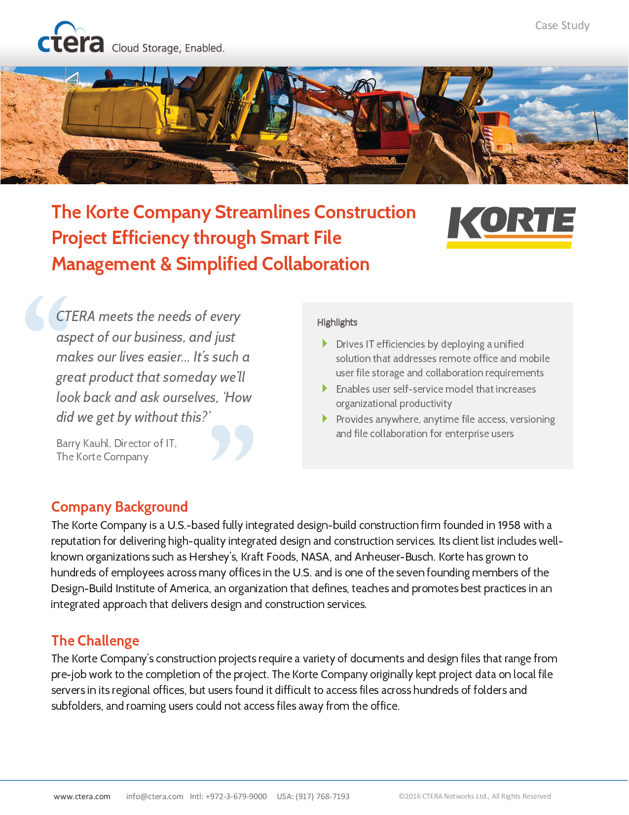 The Korte Company Streamlines Construction Project Efficienc