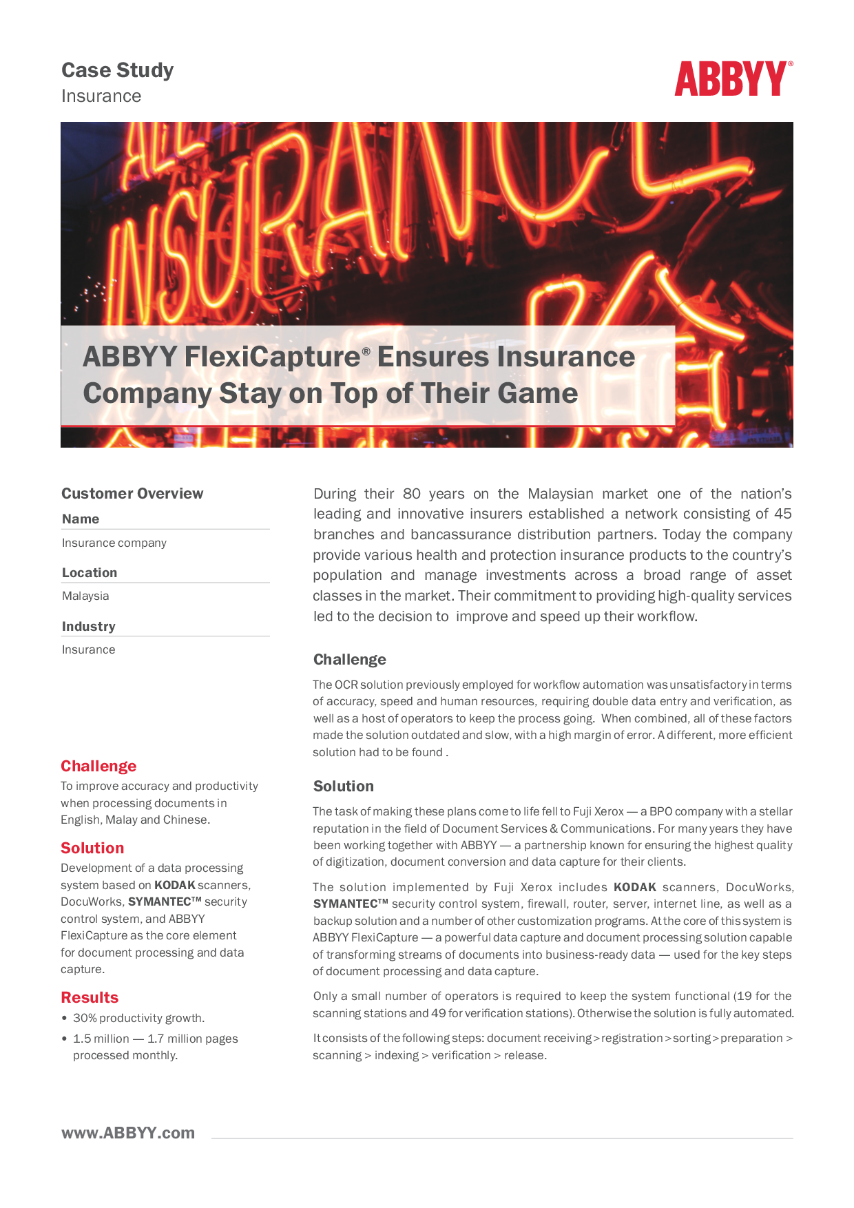 Document Scanning with ABBYY FlexiCapture