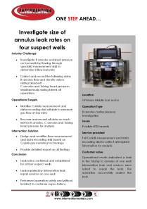 Wellhead B Annulus Liquid Level Detection With Echometer