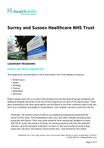 East Sussex Healthcare NHS Trust: Conquest Hospital - LED Up