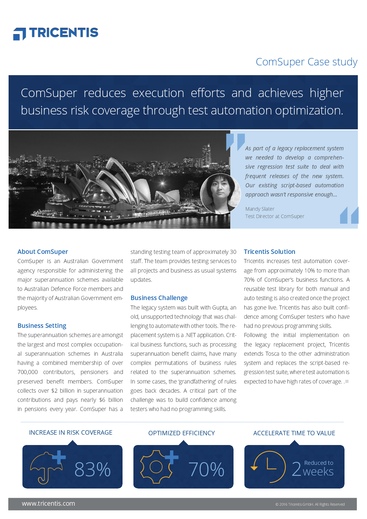 ComSuper reduces execution efforts and achieves higher busin